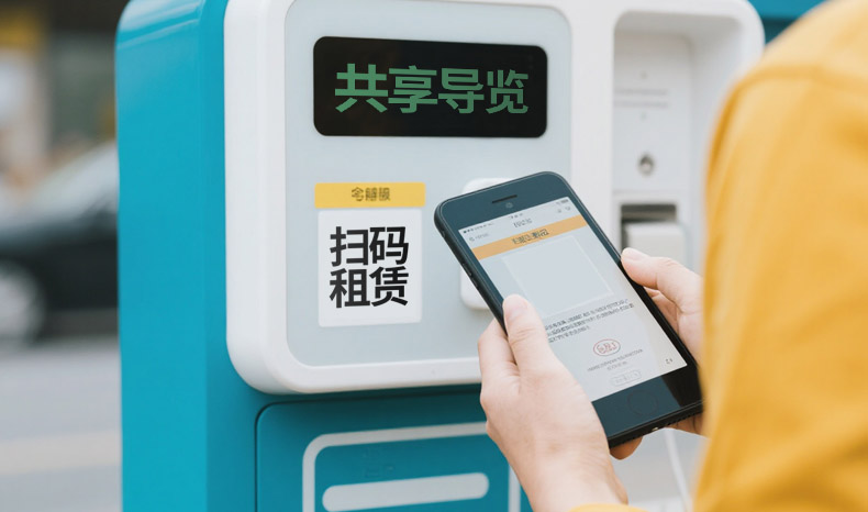 自助导览服务驿站和借共享充电宝一样简单